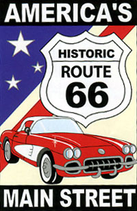 Historic Route 66 Flag 28x44